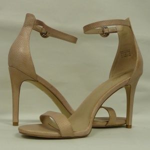 Aldo Light-Pink High-Heel Ankle-Strap Sandals